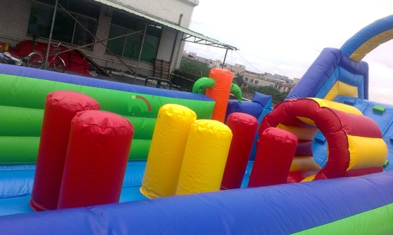 Bãi chơi bơm lớn PVC trẻ em ngoài trời Bãi cản bơm