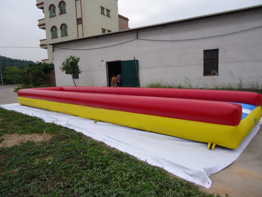 Slide nước hạng nặng Trò chơi ngoài trời Người lớn 1000 Ft Slip N Slide Slide Blow-up Slide Thành phố