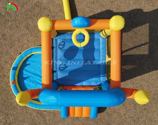 Trẻ em bơm lên Bounce House Combo Party Toddler bơm lên nhảy Bouncy Castle với Slide Pool Basket Dartboard Trampoline