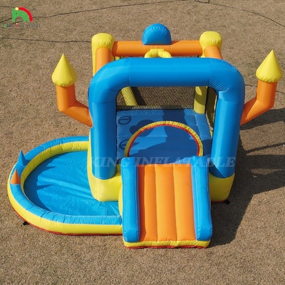 Trẻ em bơm lên Bounce House Combo Party Toddler bơm lên nhảy Bouncy Castle với Slide Pool Basket Dartboard Trampoline