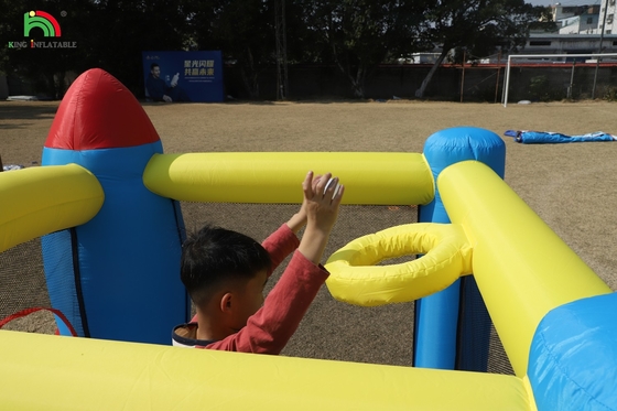 Nội thất bên ngoài Party Bounce House Inflatable Toddler Bounce House Combo Với Ball Pit Slide Basket Trampoline