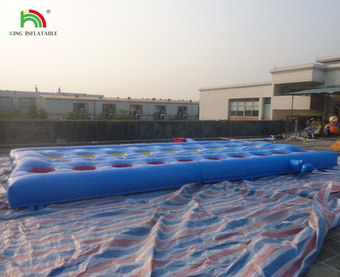 Ngoài Yellow Challenge Inflatable Meltdown Sport Game Với Máy quay