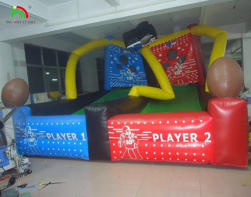 Outdoor Inflatable Fun Games Sports Quarterback Blitz Inflatable Football Thoss Game (Trò chơi bóng đá bơm lên)