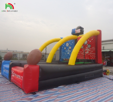 Outdoor Inflatable Fun Games Sports Quarterback Blitz Inflatable Football Thoss Game (Trò chơi bóng đá bơm lên)