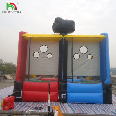 Outdoor Inflatable Fun Games Sports Quarterback Blitz Inflatable Football Thoss Game (Trò chơi bóng đá bơm lên)