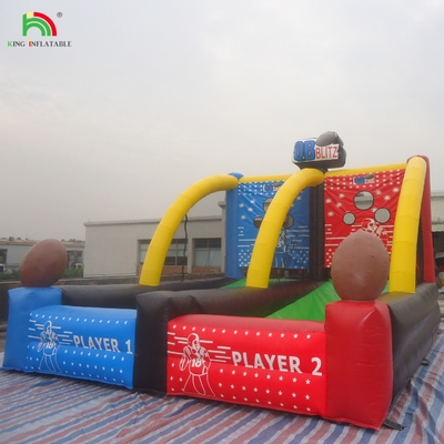 Outdoor Inflatable Fun Games Sports Quarterback Blitz Inflatable Football Thoss Game (Trò chơi bóng đá bơm lên)