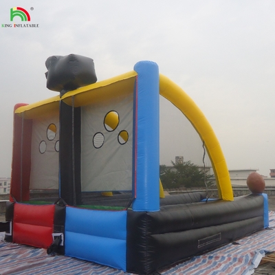 Outdoor Inflatable Fun Games Sports Quarterback Blitz Inflatable Football Thoss Game (Trò chơi bóng đá bơm lên)