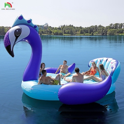 6 người Đường bọc thép Unicorn Water Mount Sea Lake Pool Float Water Toy Giant Unicorn Đường bọc thép nổi cho bữa tiệc nước