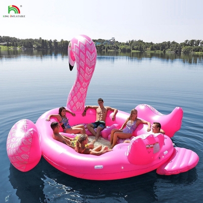 6 người Đường bọc thép Unicorn Water Mount Sea Lake Pool Float Water Toy Giant Unicorn Đường bọc thép nổi cho bữa tiệc nước