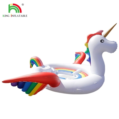 6 người Đồ cầu phao nước nổi núi biển hồ bơi nổi nước đồ chơi khổng lồ kỳ lân Flamingo giường nổi nổi cho bữa tiệc nước