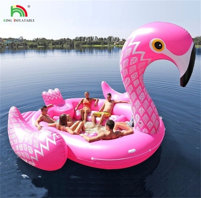 6 người Đồ cầu phao nước nổi núi biển hồ bơi nổi nước đồ chơi khổng lồ kỳ lân Flamingo giường nổi nổi cho bữa tiệc nước