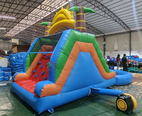 Người lớn Trẻ em Thung lũng nước thương mại lớp PVC đầy đủ hai làn thả nước bơm với hồ bơi nước phun kín