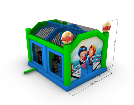 Đấu trường đánh nhau bơm lên Người lớn Trampoline trẻ em Công viên bơm lên Gladiator Joust Battle Game Bounce Castle