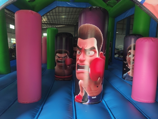 Đấu trường đánh nhau bơm lên Người lớn Trampoline trẻ em Công viên bơm lên Gladiator Joust Battle Game Bounce Castle