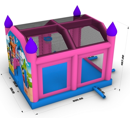 Nhà thả hoa nổi thương mại Mickey Mouse Thả hoa nổi Bouncy Castle Thả hoa nổi cho bữa tiệc trẻ em lớn