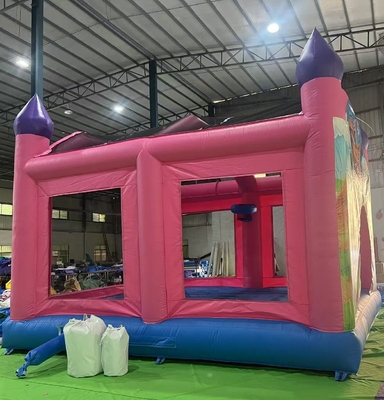 Nhà thả hoa nổi thương mại Mickey Mouse Thả hoa nổi Bouncy Castle Thả hoa nổi cho bữa tiệc trẻ em lớn