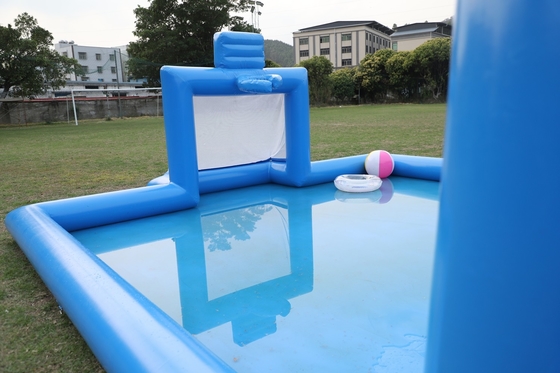 PVC Inflatable Sport Game Blue Inflatable Water Volleyball Net Field Sân bóng đá Quảng trường Quảng trường Quảng trường Quảng trường Sân bóng đá