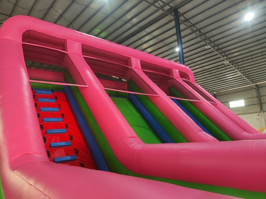 Thương mại chất lượng PVC Spider-Man Water Slide Inflatable Bounce House ComboObstacle Course Slide Inflatable Water Slide