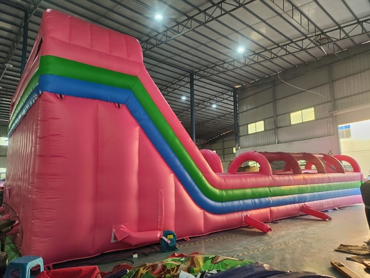 Thương mại chất lượng PVC Spider-Man Water Slide Inflatable Bounce House ComboObstacle Course Slide Inflatable Water Slide
