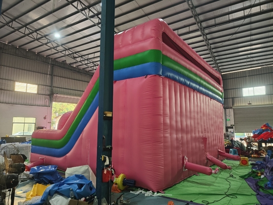 Hình độ thương mại PVC Spider-Man Water Slide Bounce House Combo Obstacle Course Slide Slide