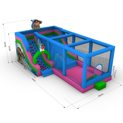 PVC thương mại cao cấp Lớn bơm nước trượt Bounce House Combo Bouncy Castle