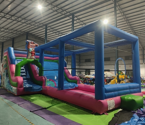 PVC thương mại cao cấp Lớn bơm nước trượt Bounce House Combo Bouncy Castle