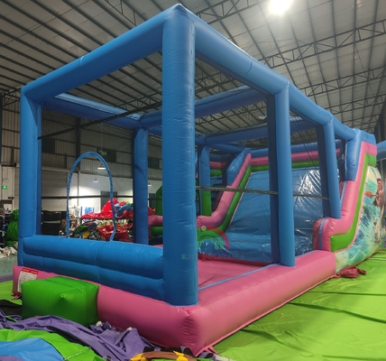 PVC thương mại cao cấp Lớn bơm nước trượt Bounce House Combo Bouncy Castle