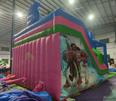 PVC thương mại cao cấp Lớn bơm nước trượt Bounce House Combo Bouncy Castle