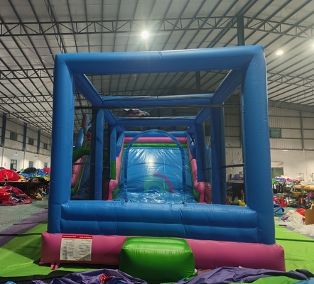 PVC thương mại cao cấp Lớn bơm nước trượt Bounce House Combo Bouncy Castle