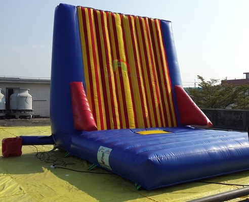 Nhà máy bán buôn thương mại ngoài trời thể thao trò chơi người lớn Inflatable Sticky Wall Game Inflatable Jumping Bouncy Castle