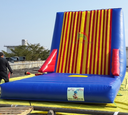 Nhà máy bán buôn thương mại ngoài trời thể thao trò chơi người lớn Inflatable Sticky Wall Game Inflatable Jumping Bouncy Castle