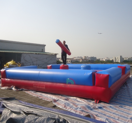 PVC chất lượng cao Đấu trường đấu tranh nổi bật Đấu trường đấu tranh Gladiator cho trẻ em với gậy bao gồm Blow-for Trampoline Parks