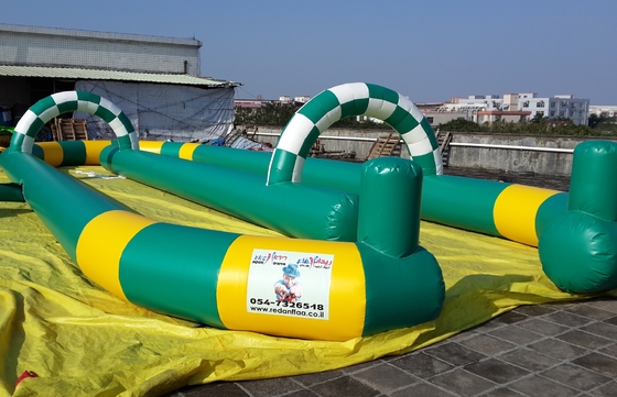 Đường đua Go Kart bơm hơi ngoài trời Đường đua bơm hơi hấp dẫn cho Xe đụng