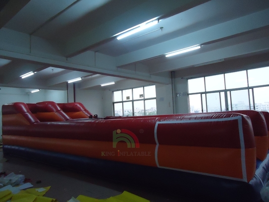 Trò chơi Bungee Run nổi ngoài trời cho hai người thử thách đua hai làn đường trò chơi nổi tương tác