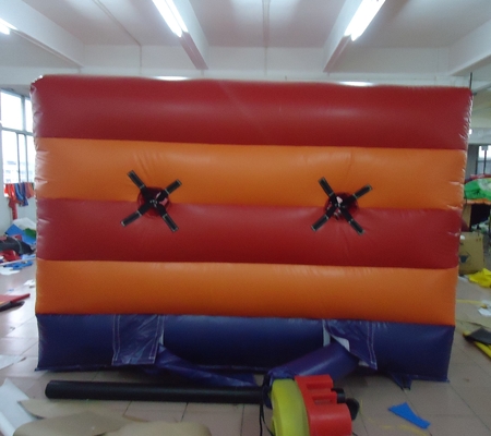 Trò chơi Bungee Run nổi ngoài trời cho hai người thử thách đua hai làn đường trò chơi nổi tương tác