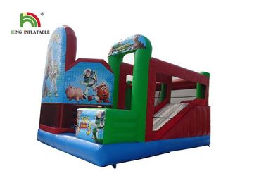 N Trượt nước bơm hơi Lâu đài in kỹ thuật số Clown theo chủ đề Bounce