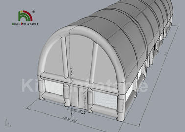 Nước - Bằng chứng PVC 40 * 10m Lều bơm hơi khổng lồ màu trắng cho tiệc cưới