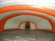 Lều sự kiện bơm hơi PVC lớn 18m / Lều mái vòm cho nhà kho, văn phòng, phòng họp