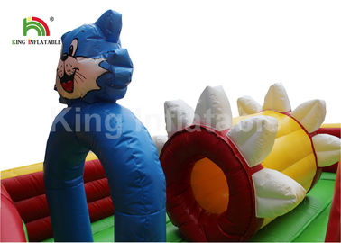 Động vật bơm hơi Zoo Castle Nhảy Bounce House cho gia đình giải trí