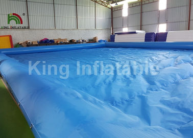 Bể bơi bơm hơi khổng lồ hình chữ nhật 20 X 15m bền và kín khí