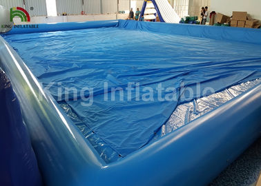 Bể bơi bơm hơi khổng lồ hình chữ nhật 20 X 15m bền và kín khí