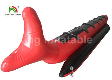 Red Shark Bơm hơi Fly Thuyền câu cá, Hệ thống kín khí 6 Người đàn ông PVC Thổi