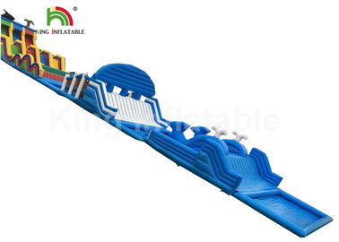 Khóa học vượt chướng ngại vật bơm hơi dài 40m tùy chỉnh cho người lớn CE EN14960