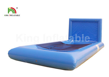 Eco - Thân thiện với hình chữ nhật màu xanh Trò chơi thể thao bơm hơi có lưới