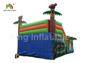 Cartoon in Kids Giải trí bơm hơi Lâu đài nhảy với đôi ngõ