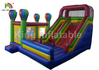 0,55mm PVC Tarpualin 4 trong 1 Combo Bouncer nhảy bơm hơi có cầu trượt cho trẻ em
