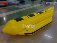 3 người 0,9mm PVC bạt nước bơm hơi vàng chuối Thuyền Inflatables / Hot sale Thuyền chuối