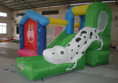 Lâu đài Bouncy thương mại bơm hơi với Slide