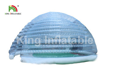 Không thấm nước 1.0mm PVC bơm hơi mái vòm bong bóng Cấu trúc hai lớp