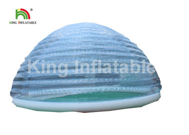 Không thấm nước 1.0mm PVC bơm hơi mái vòm bong bóng Cấu trúc hai lớp